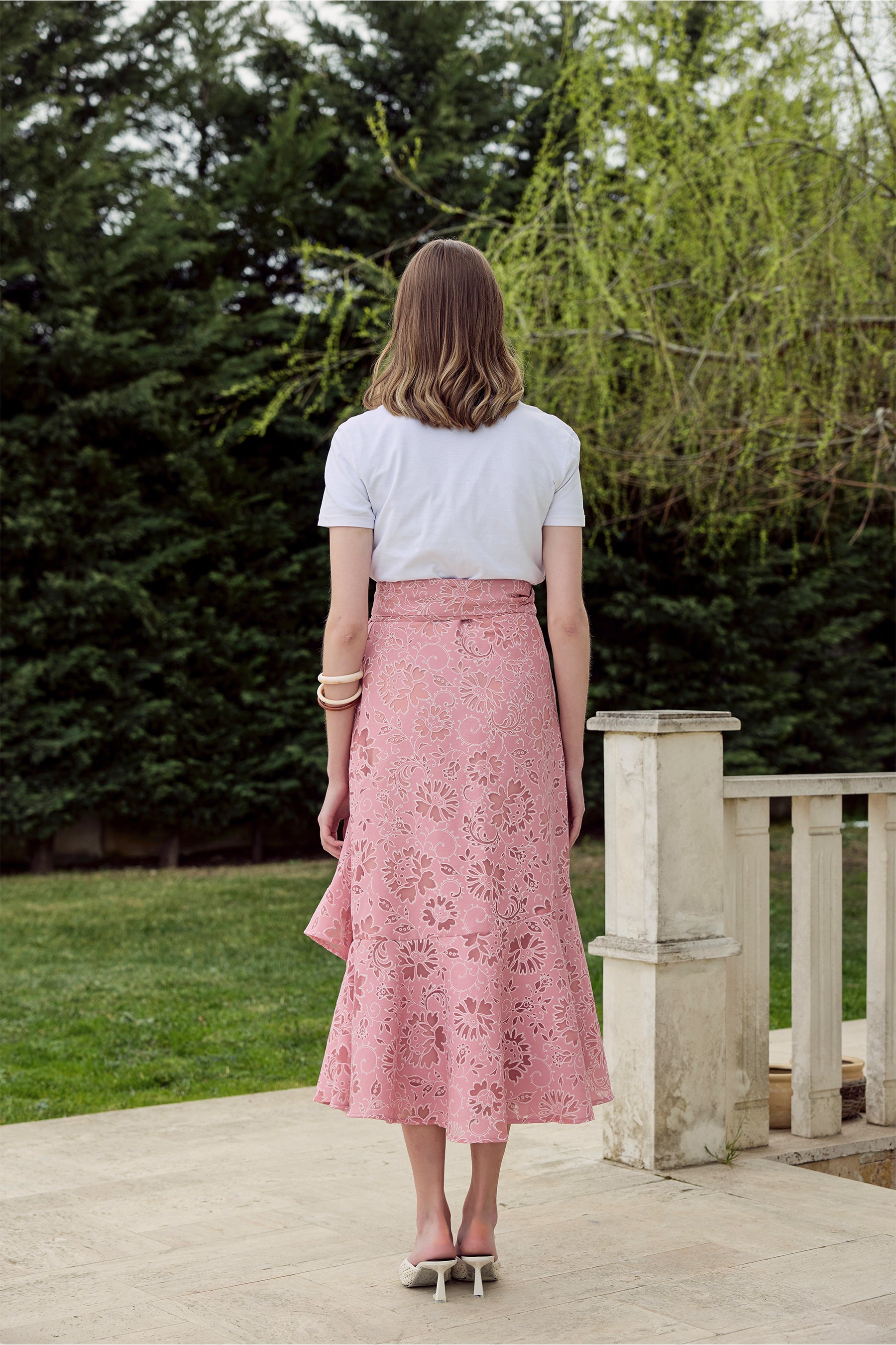 Fiorella Skirt -Pink