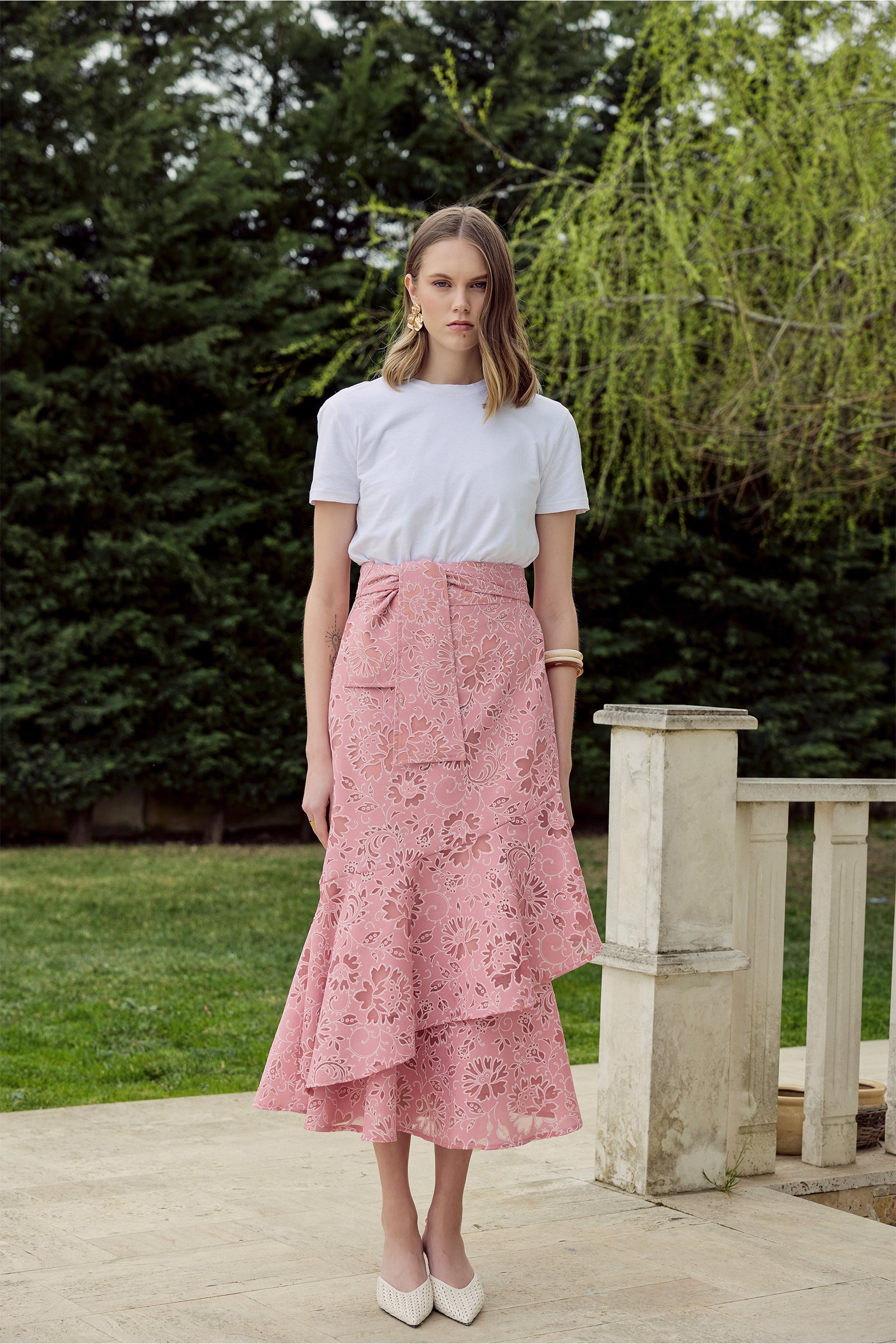 Fiorella Skirt -Pink