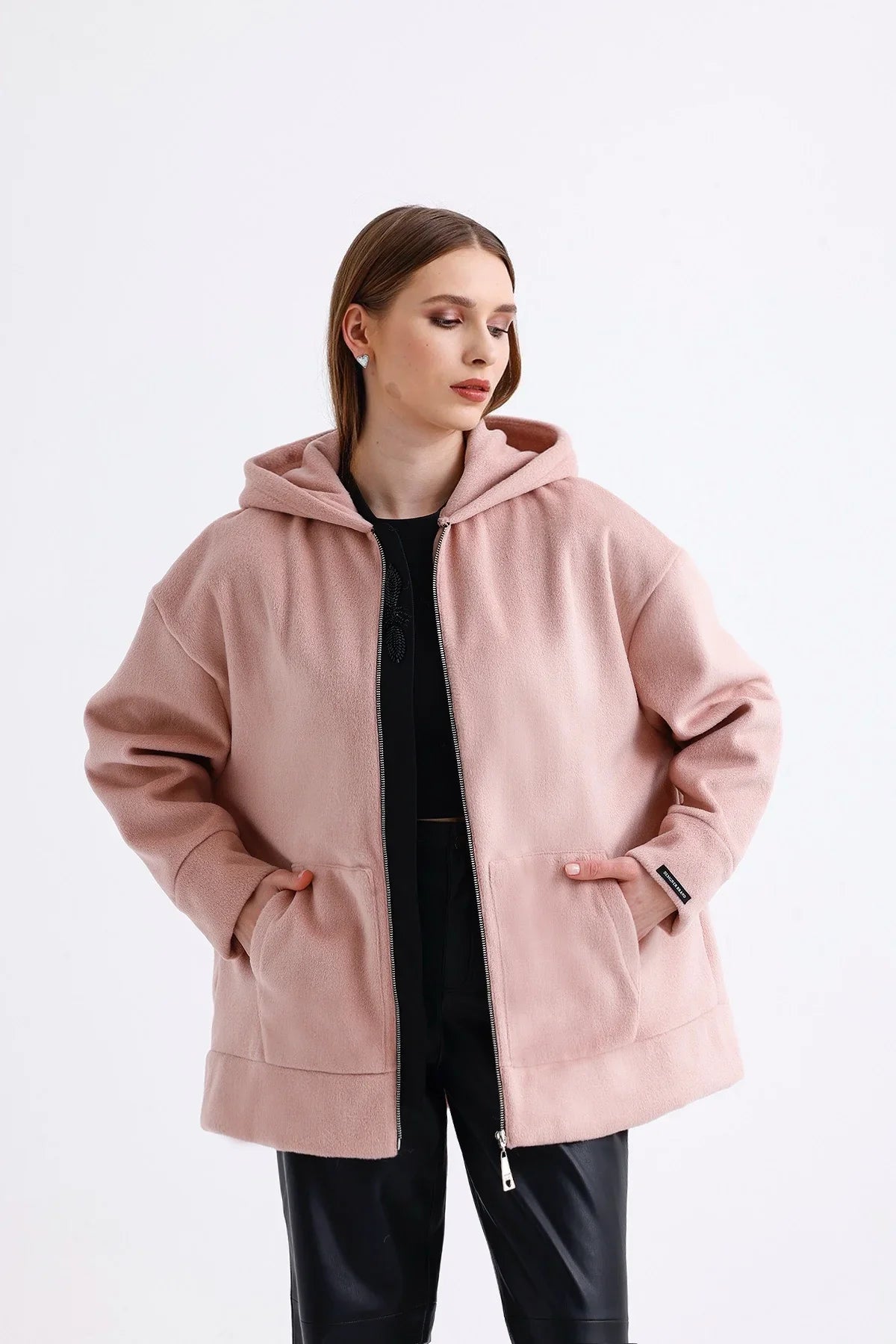 BELLE CASHMERE KABAN - PUDRA