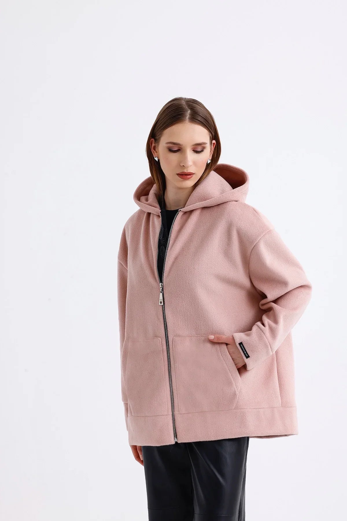 BELLE CASHMERE KABAN - PUDRA