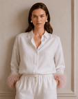Mary Linen Set - White