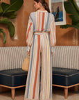 Cécilia Vual Striped Pants Shirt Set