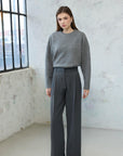 Palazzo Pantolon - Antrasit - Sümeyye Kaçmaz