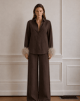 Mary Linen Set - Coffee
