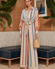 Cécilia Vual Striped Pants Shirt Set