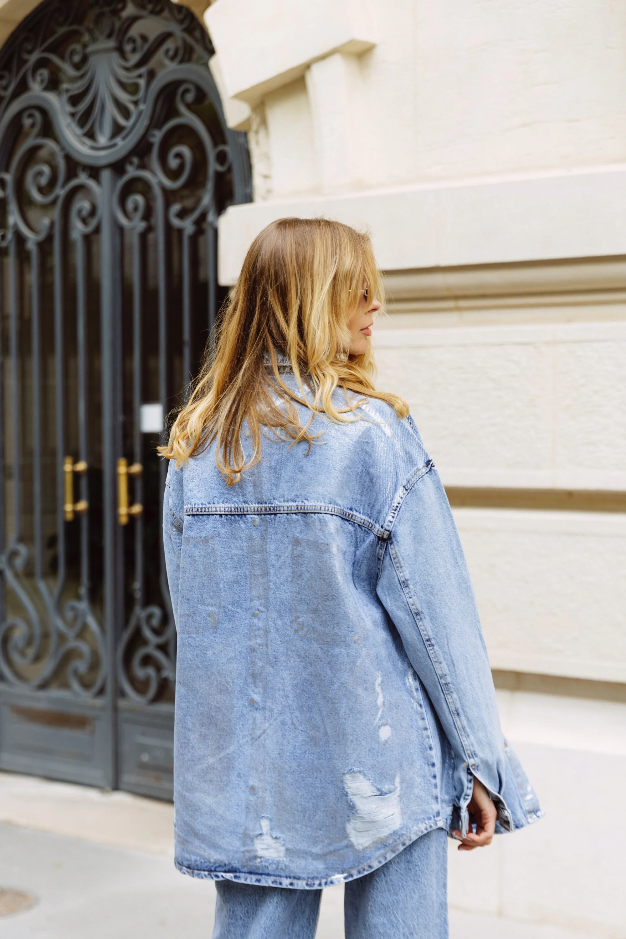 Glowy Denim Gömlek - Sümeyye Kaçmaz