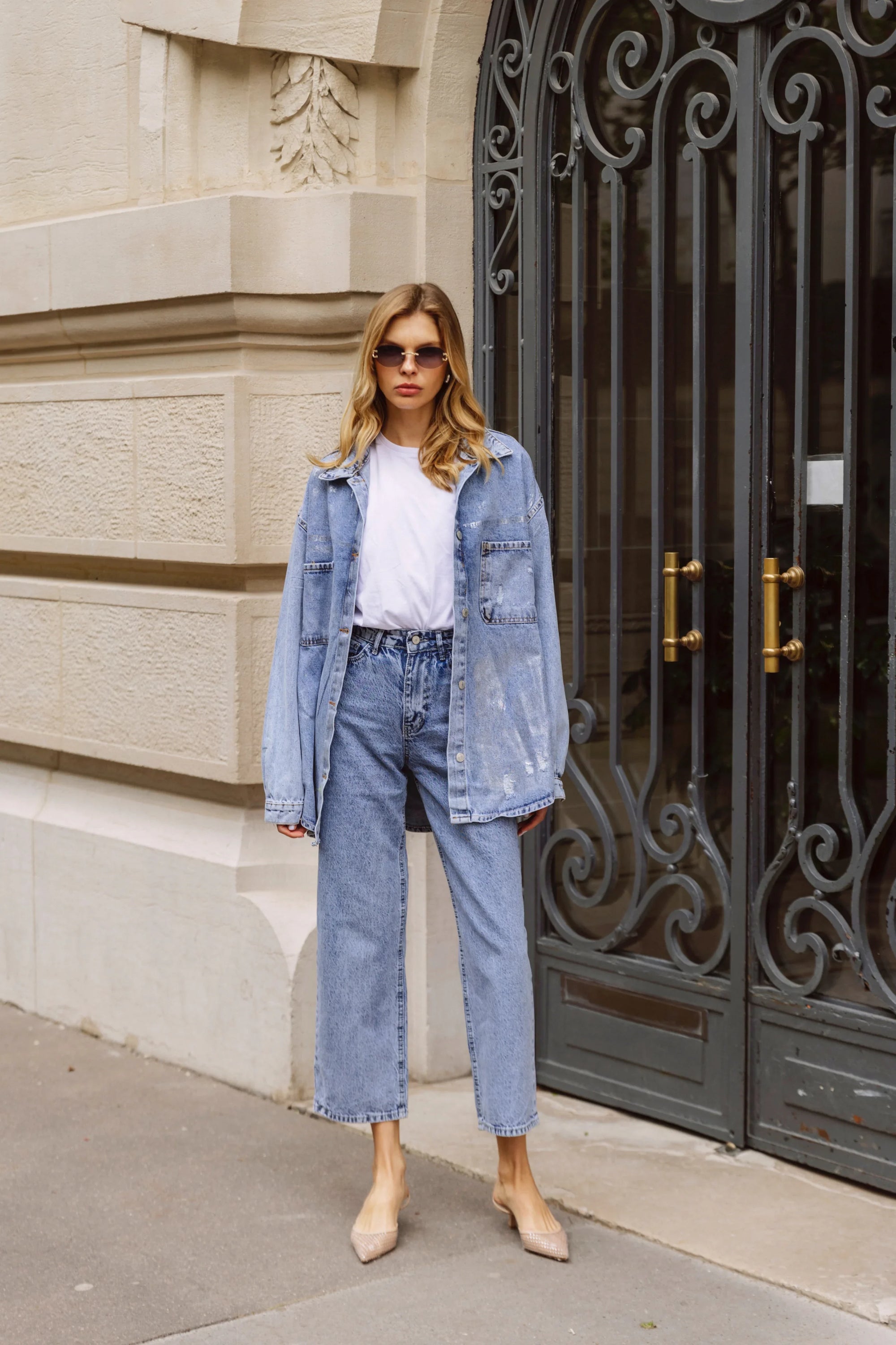 Straight Jean Pantolon - Mavi - Sümeyye Kaçmaz