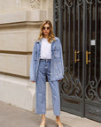Straight Jean Pantolon - Mavi - Sümeyye Kaçmaz