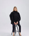 Noa Kaşmir Kaban- Siyah - Sümeyye Kaçmaz
