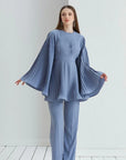 Lucy Piliseli Bluz takım - Mavi - Sümeyye Kaçmaz