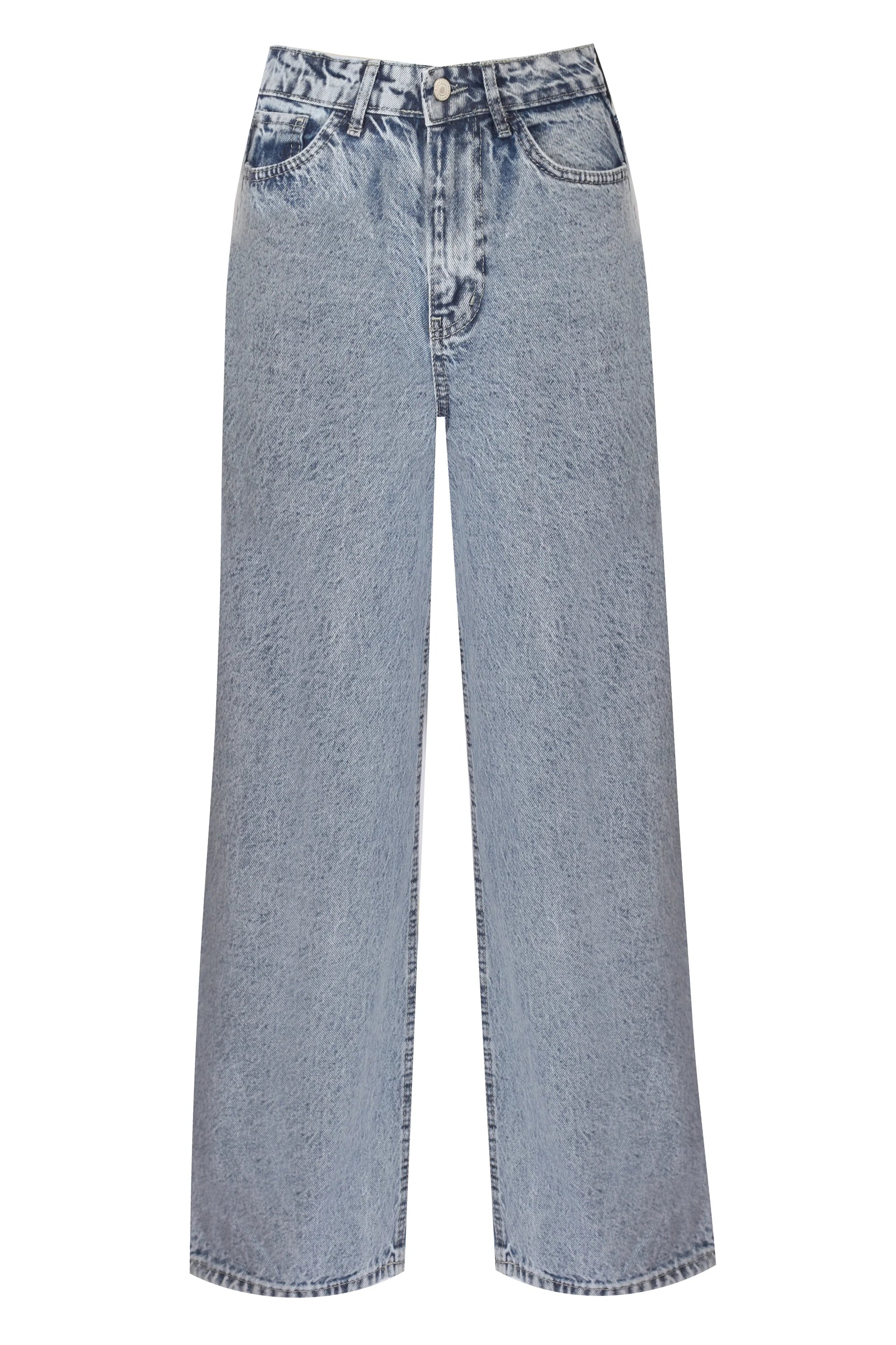 Straight Jean Pantolon - Mavi - Sümeyye Kaçmaz