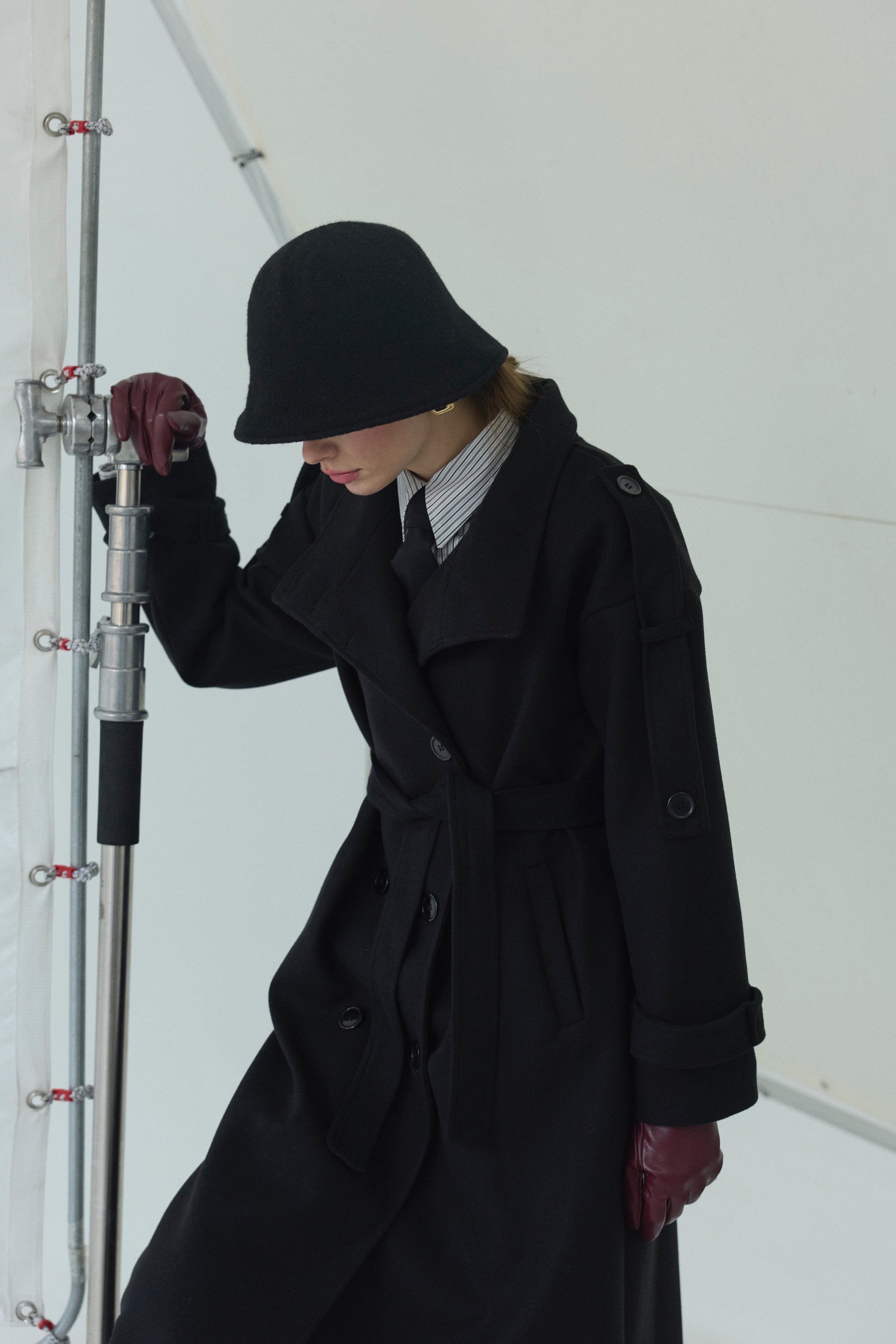 Claire Maksi Boy Kaban- Siyah