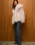 Frost Kürk Ceket - Beyaz - Sümeyye Kaçmaz