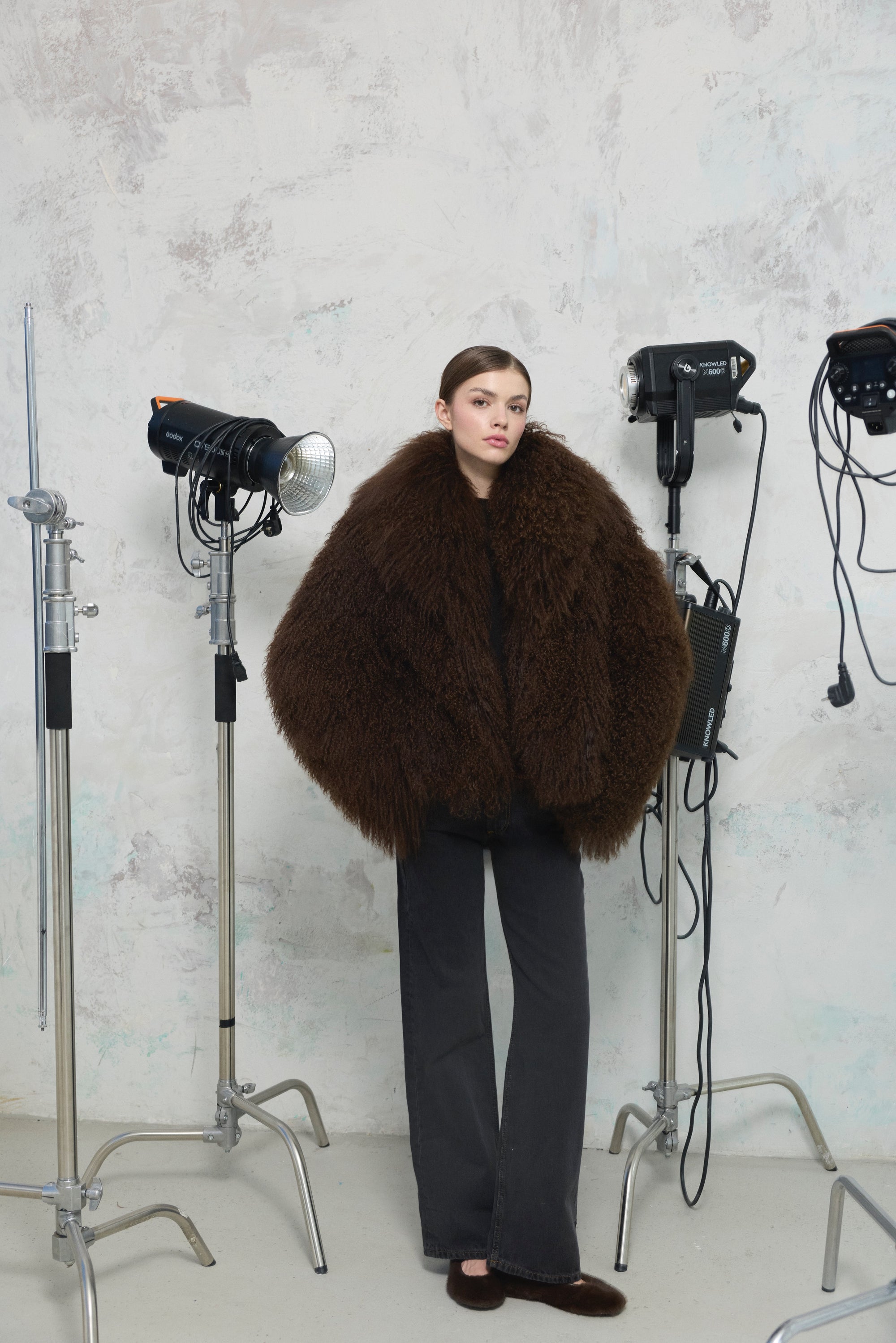 Tibet Kürk Kaban- Kahve