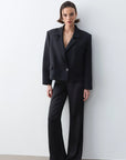 Monica Blazer Ceket - Siyah - Sümeyye Kaçmaz