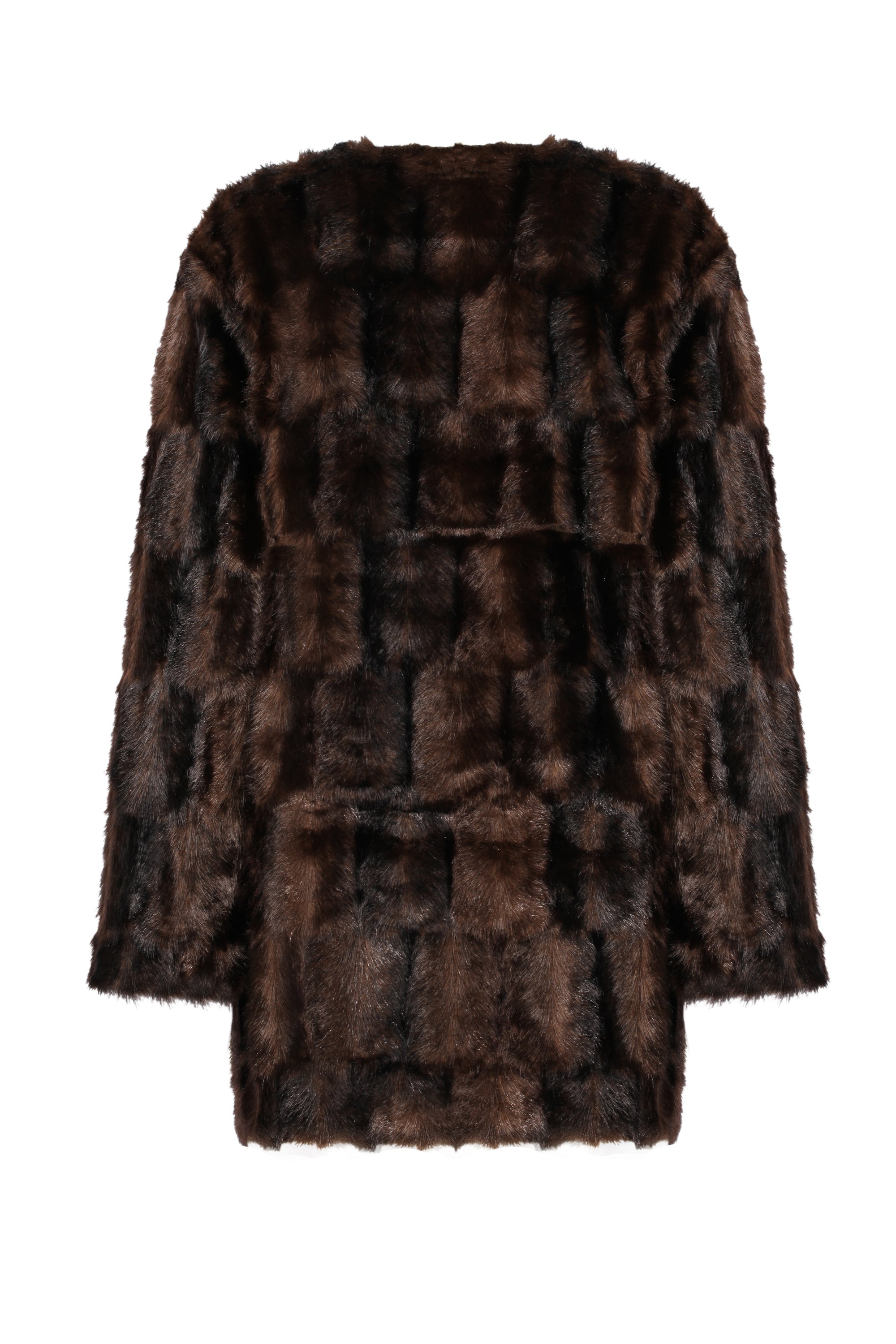 RACCOON FUR COAT - GRAY MINK